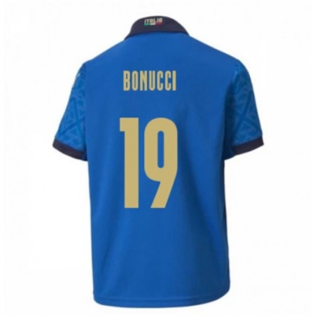 Tenue Italie Leonardo Bonucci 19 Domicile Euro 2020 Maillot de Foot